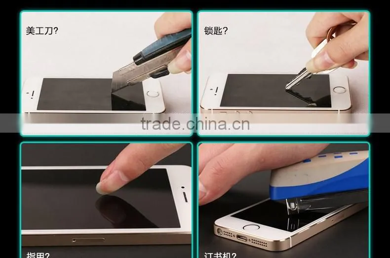 High Quality Anti-fingerprint Tempered Glass Screen Protector For Moto X Tempered Glass Flim