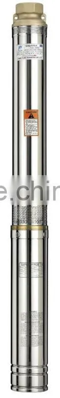 4"borehole pump,rated flow 3 tons,stainless steel deep well submersible pump