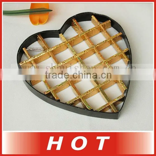The space of heart-shaped chocolate box