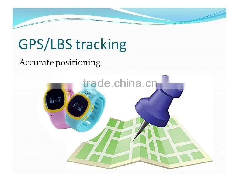 mobile phone GSM quad band GPS tracker watch phone support Real-time tracking, positon, SOS and phone