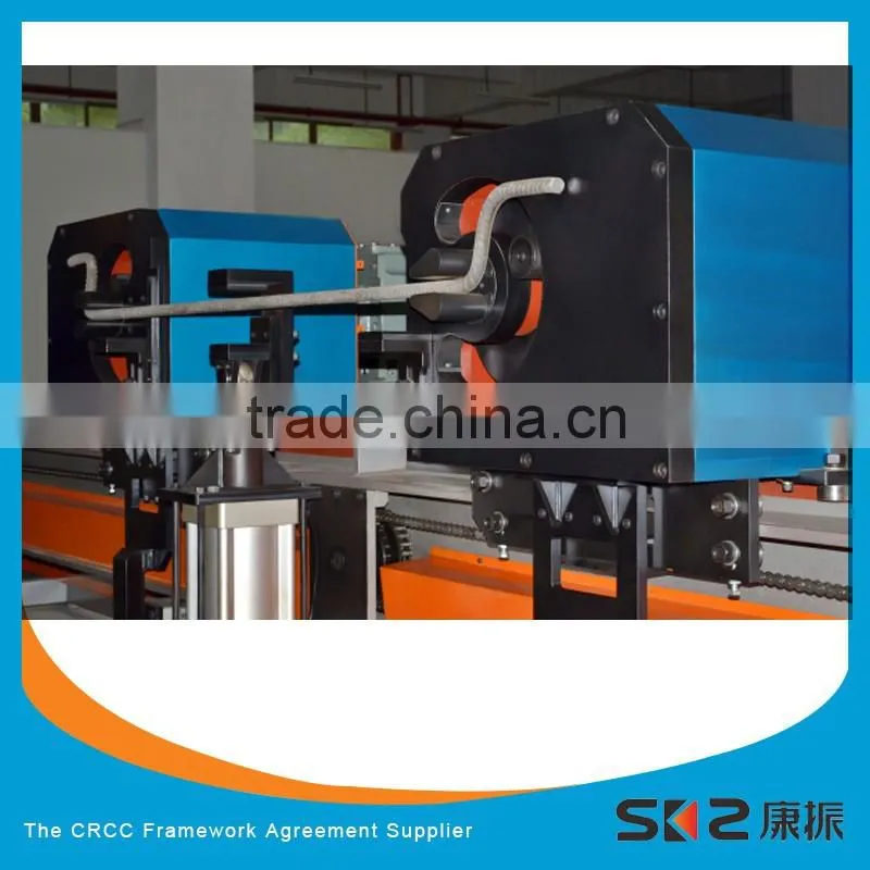 6-32mm fully automatic 4 directions rebar shaping center with two mobile bending units