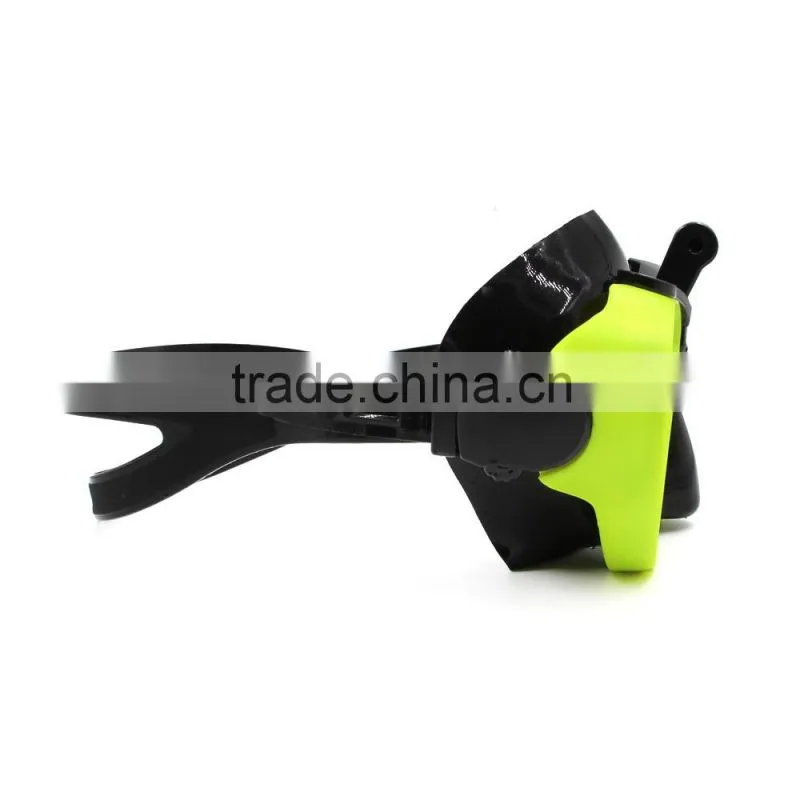 Silicone Diving Glass Mask with Detachable Screw Mount Diving Mask for Sports Camera Go Pro Hero3/3+/4