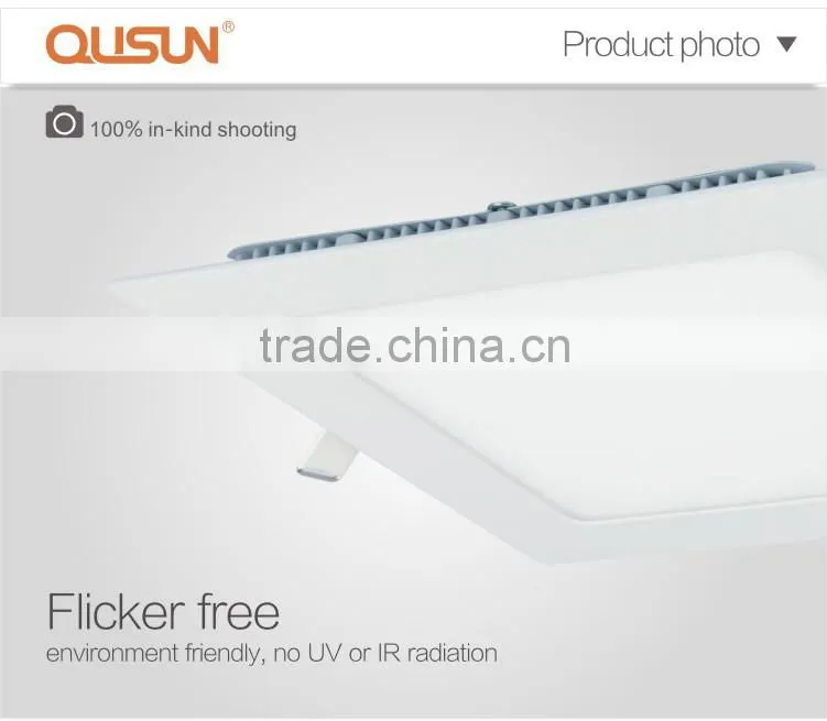 Hotsale 3W/6W/9W/12W/15W/18W/24W Square led ceiling panel light