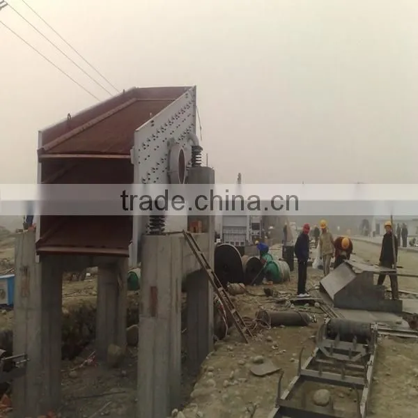 portable river stone crushing plant with shiver screen
