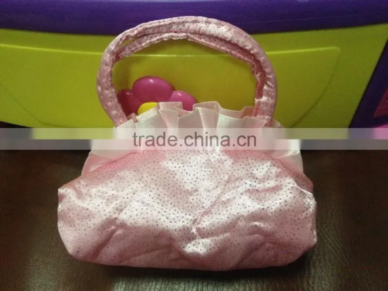 Beautiful girls' handbag decorative dress up tote bag fabric purse