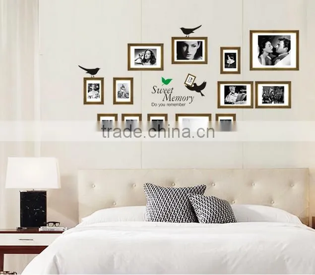 Self-adhesive 2016 Best selling Frame Photo room wall stickers
