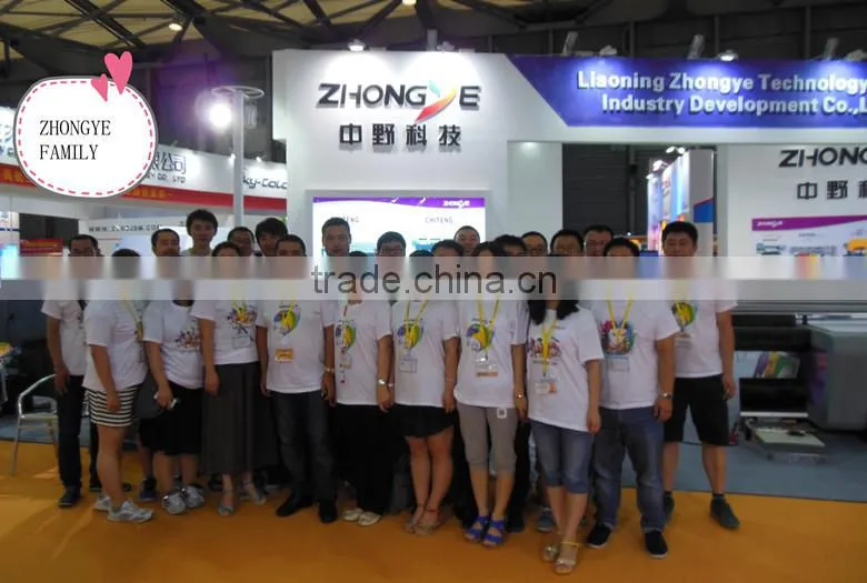 High speed 3.4m large format solvent printer