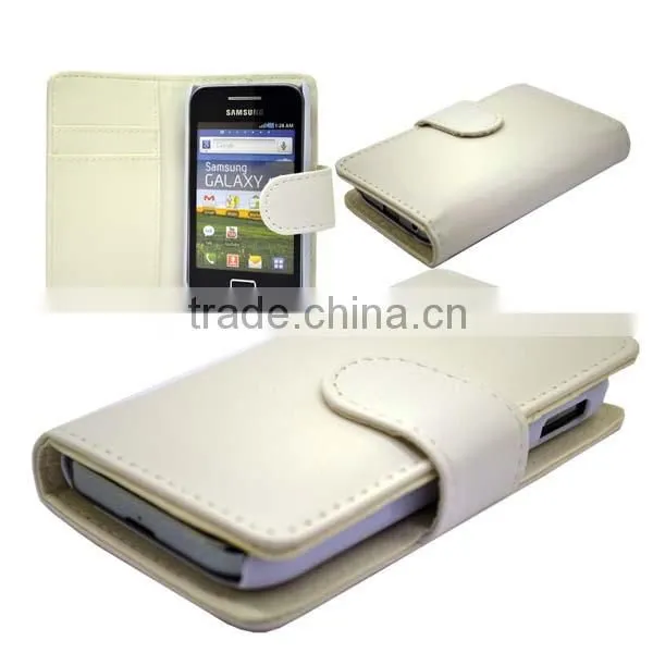 sleeping mode cell mobile phone case/PU leather case for Samsunng galaxy ace plus S7500
