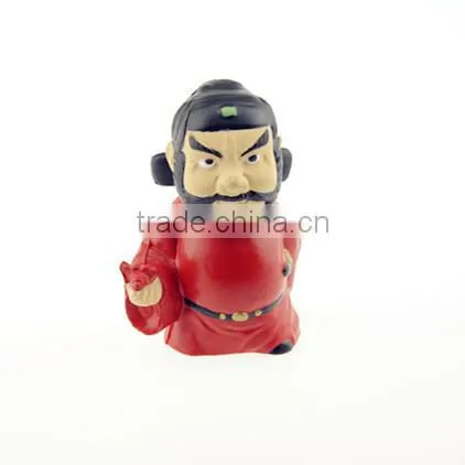 High quality PU foam Chinese custom action figure