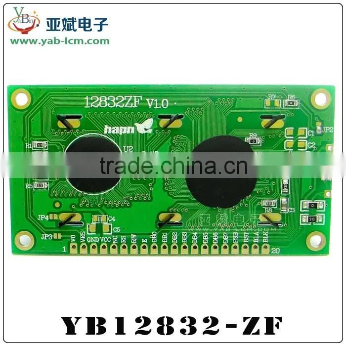 128x32 LCD module chinese word stock lcd display