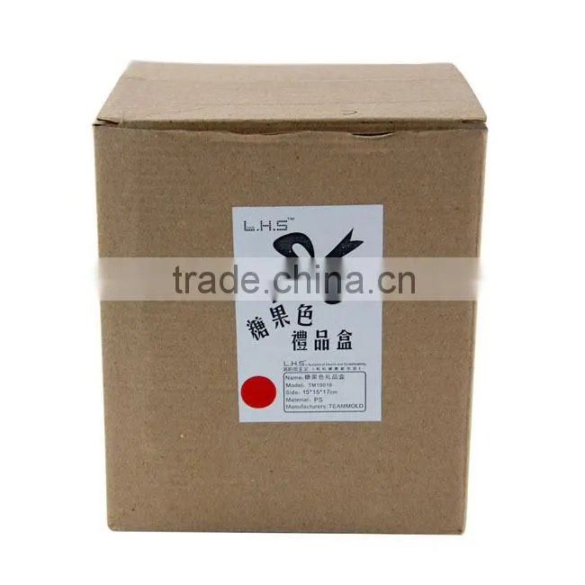 Colorful plastic bow tie gift box small gift boxes for sale