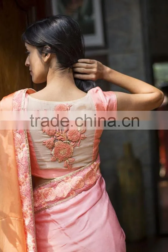 machine embroidery designs of saree blouse neck