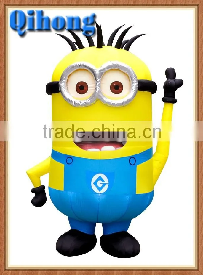 New design lovely big inflatable animal inflatable spongebob cartoon with high quality
