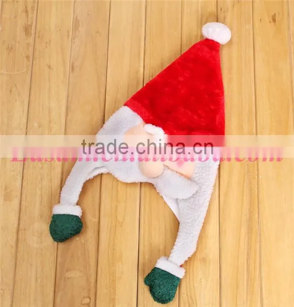Hot selling snowman cue christmas santa hat