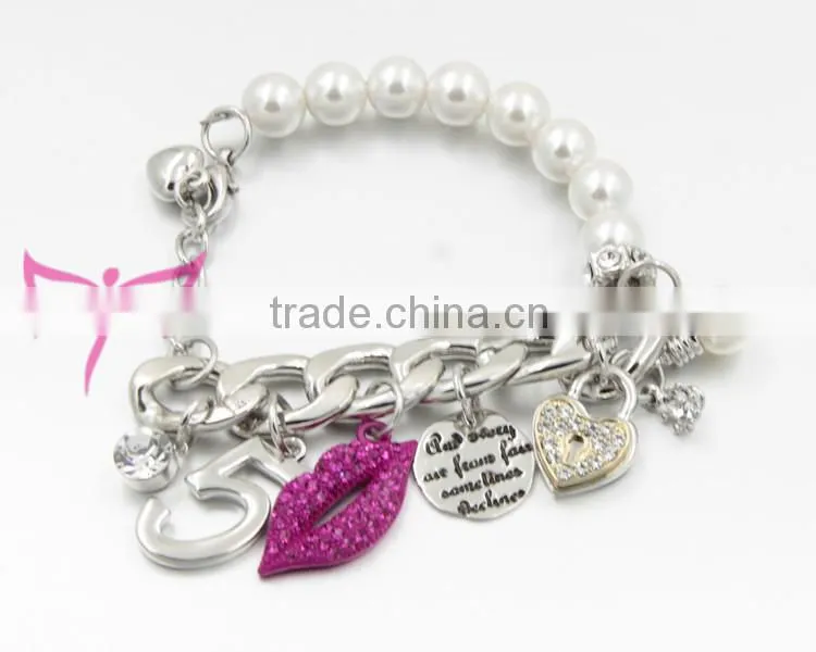 Easam 2015 DIY Stretch Beaded Charming Bracelet