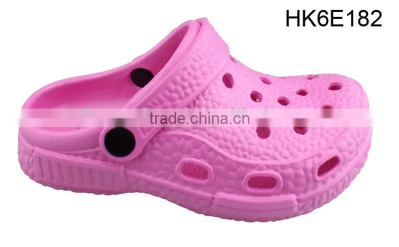 2017 Kids Colorful EVA Garden Shoes, Simple Nude Garden Clogs