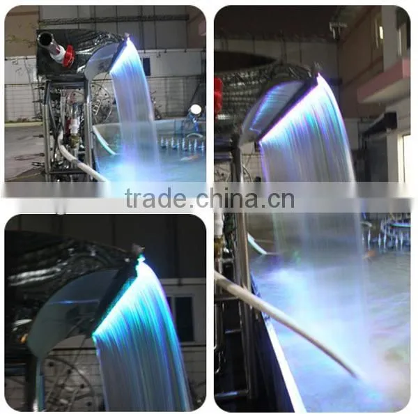 Stainless steel 304 home decoration artificial waterfalls for home