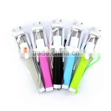 2015 selfie stick flexion with bluetooth shutter button zoom for ipad