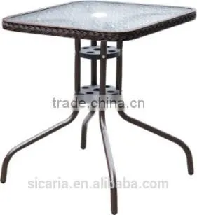 moire glass square dining table