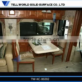 Genteel oval solid surface dinning table coffee table food table
