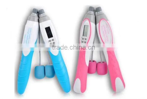 Digital Calorie Counter jump rope with pedometer