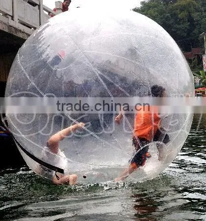 2016 hot sales and high quality colorful youtube bubble water ball/walk on water balls for sale/walk in the ball