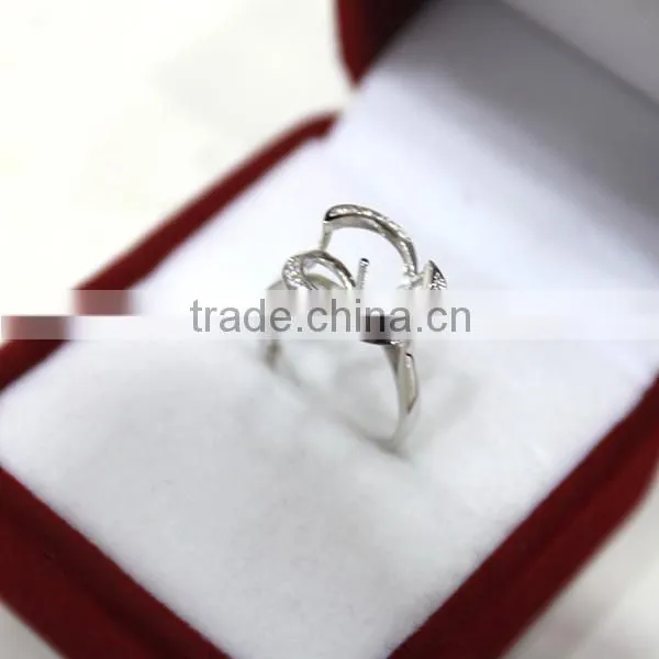 fine design pearl price wholesale round pearl ring real 925 silver ring