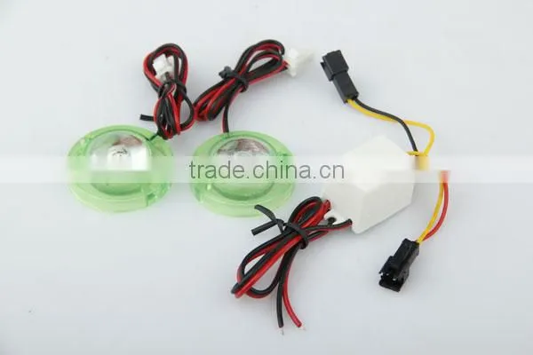 2W Strobe Lamp Motorcycle Led 12V DC Led Motorcycle Decorates Light for Electric Bicycle