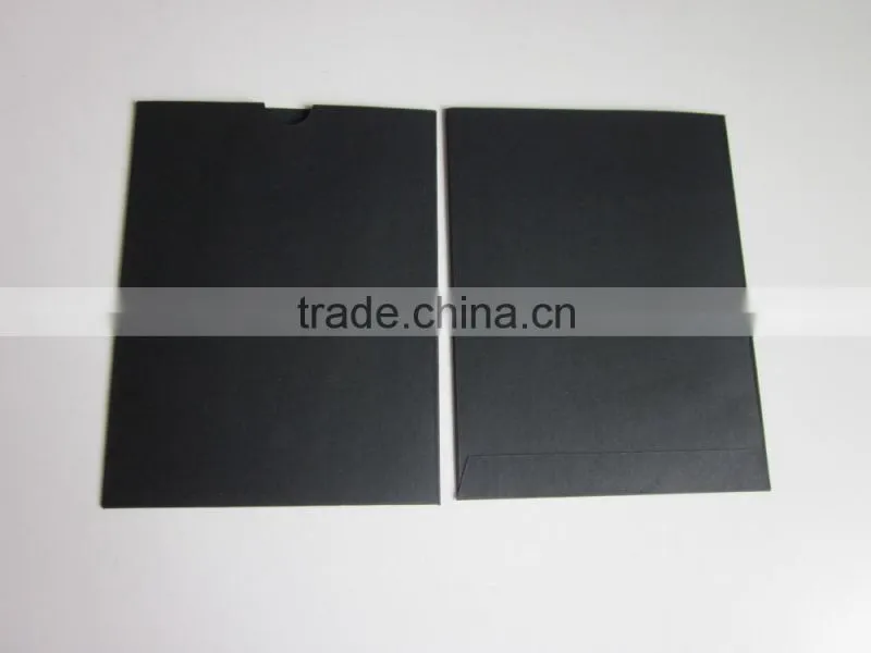 black rigid envelope