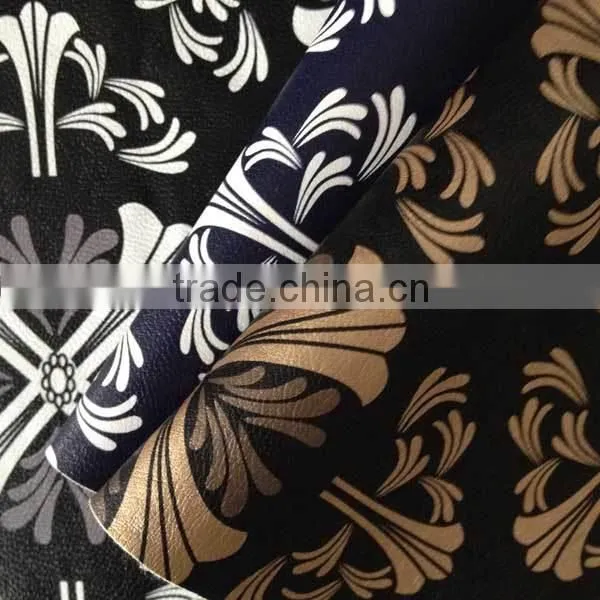 pu clothing leather soft handfeeling faux leather fabric for clothing