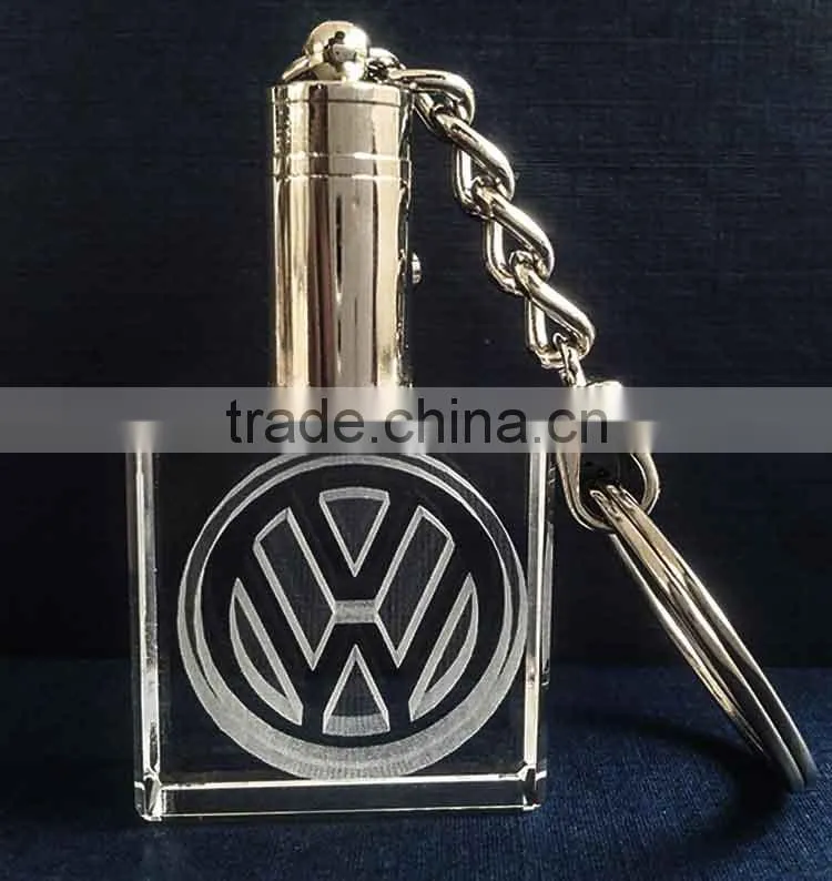 promotional engraved crystal smart car keychain
