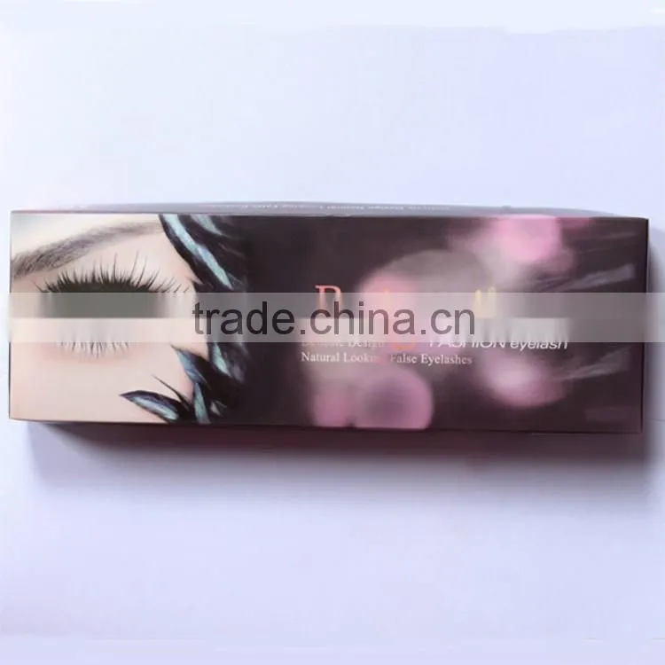 2016 hot sale wholesale custom eyelash packaging and your own brand eyelashes extension