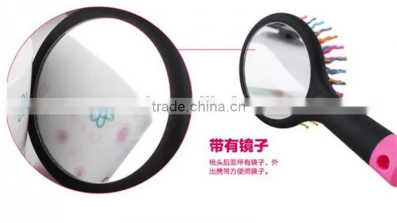 2015 New design fashion Rainbow Massage comb