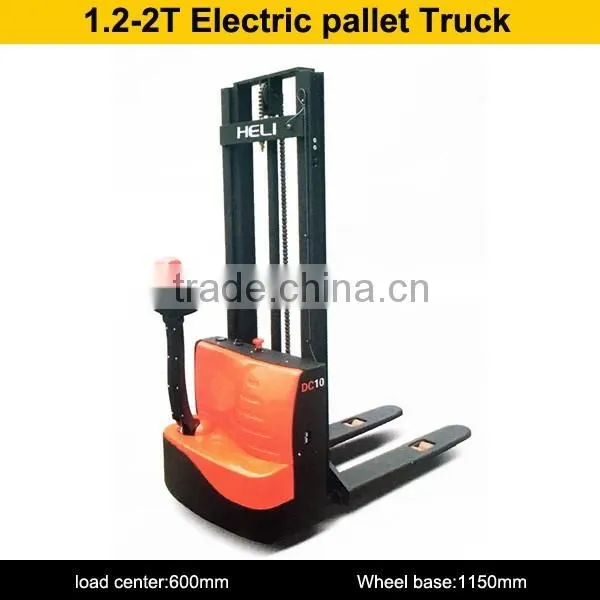1.2-2t electric warehouse series CDD10 electric pallet stacker