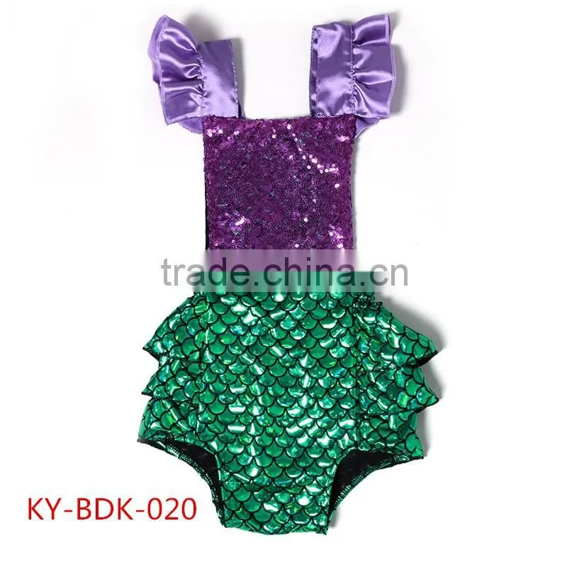 2016 The little mermaid girl dress