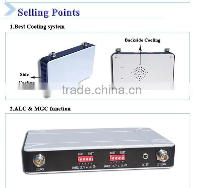 kingtone new updated Dual band 850+1800 Vehicle signal repeater car booster
