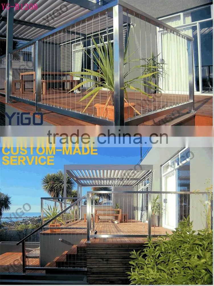 Balcony cable railings balustrade YG-B1169