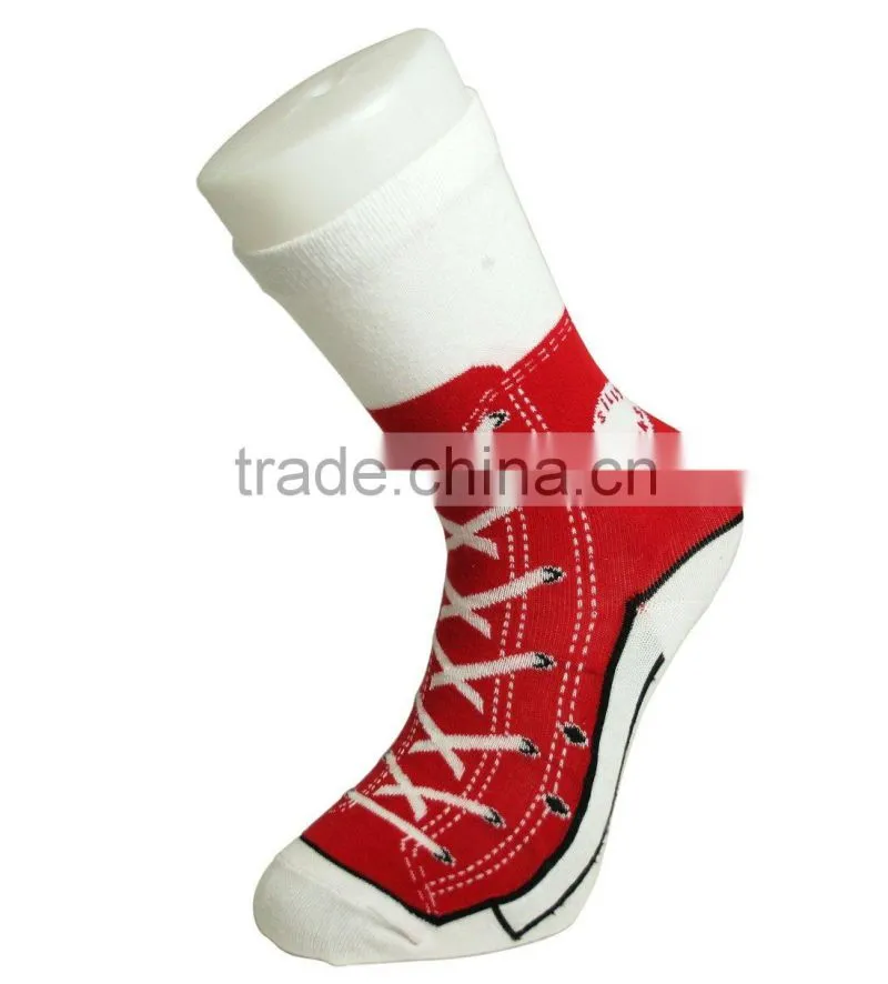 custom sublimation socks with shoe print