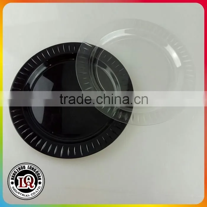 Bulk Disposable Party Plastic Round Plate