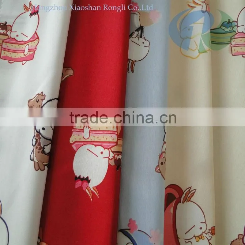 Woven printed cartoon style knitted mattress fabric, cartoon print fabric