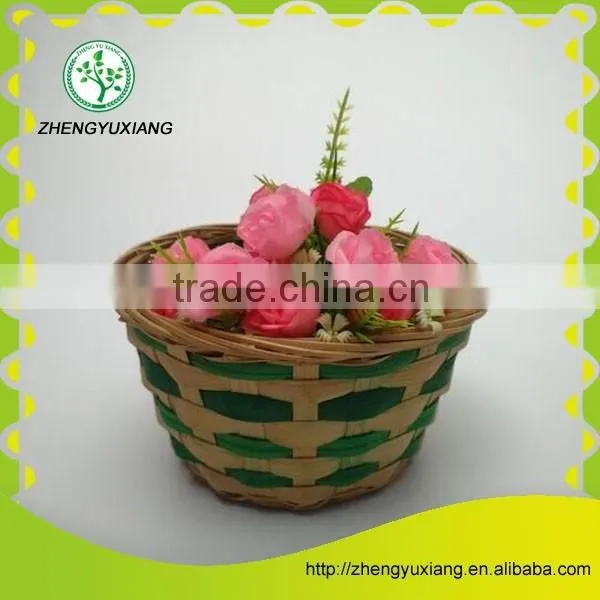 Handmade bamboo kitchen storage egg basket