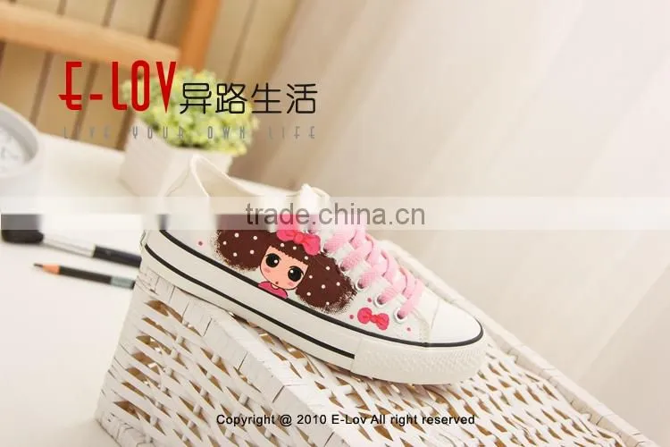 NO.D090Hot sales high quality china fashion women's hot canvas shoes
