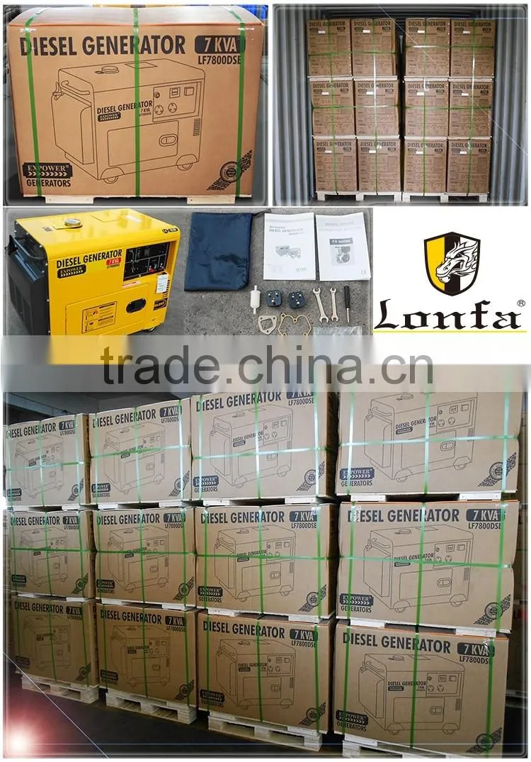 10KVA 3 phase Silent Portable Diesel Generator Commercial Diesel Generator