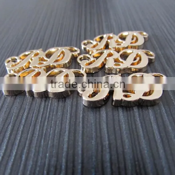Special Letter Shape Logo Designed Metal Plate