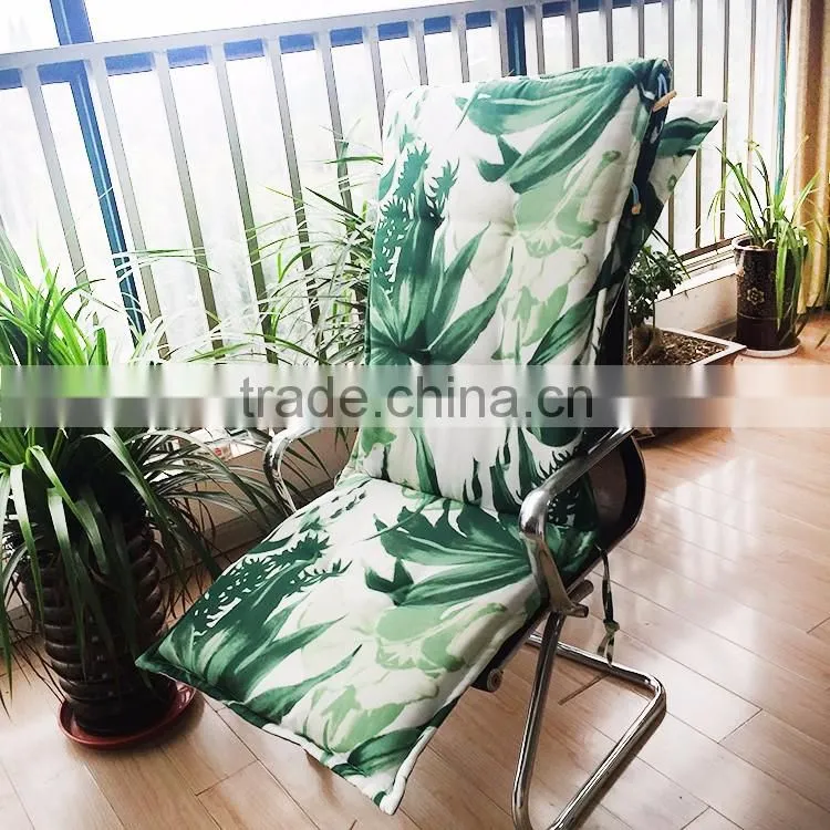 Luxury Green Position Outdoor High Back Chair Cushion