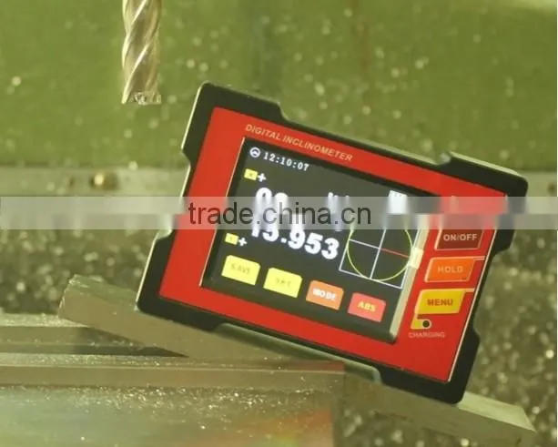 New Touch Screen Inclinometer High Precision With Data Store and Clibration