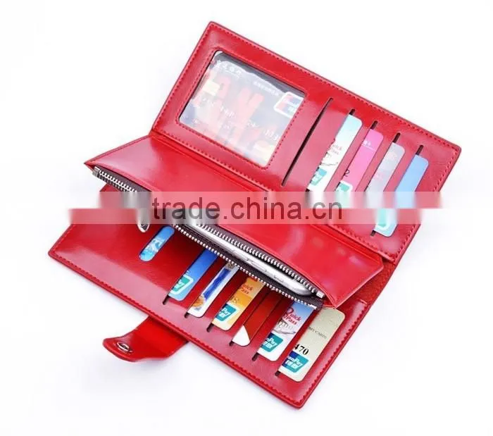 Premium Quality Large Capacity Slim Leather Wallet for Women