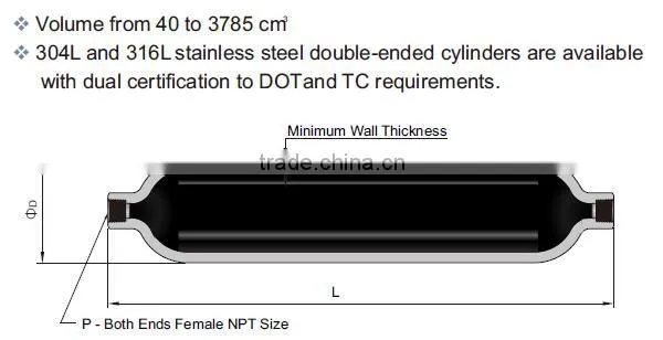 high pressure sample cylinders gas sample cylinder sample cylinder