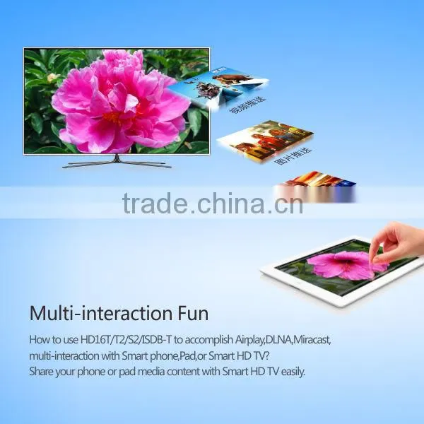 OEM/ODM manufacturer 2013 popular support xbmc airplay dlna Android dvb-t iptv set top box