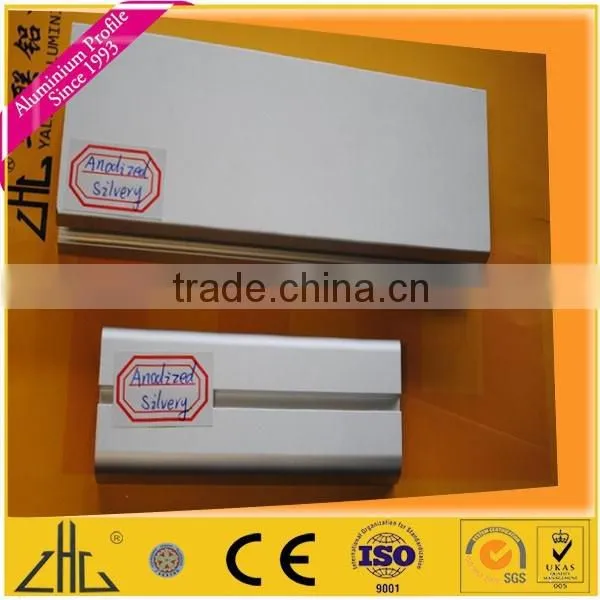 Wood Color Anodizing Polishing Aluminium Extrusion for sliding wardrobe door all types of 6063 anodized dies aluminium extrusion